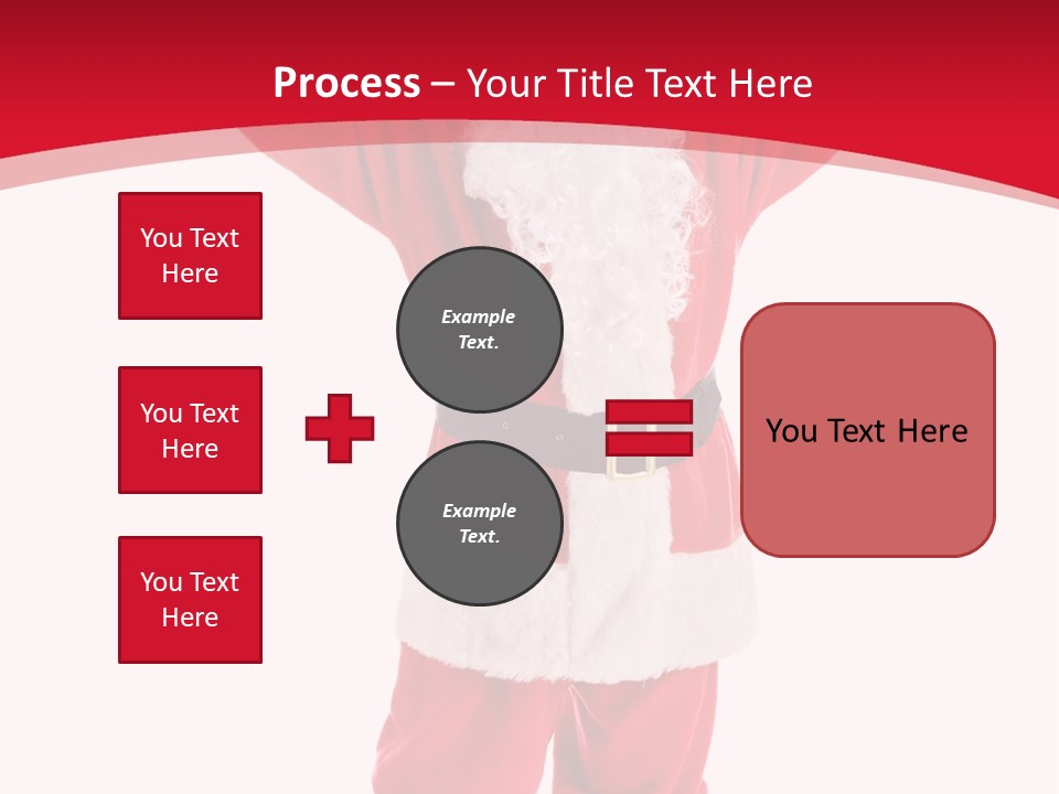 Sign Claus Hat PowerPoint Template