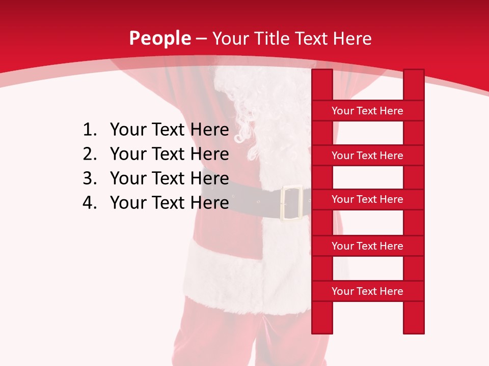 Sign Claus Hat PowerPoint Template