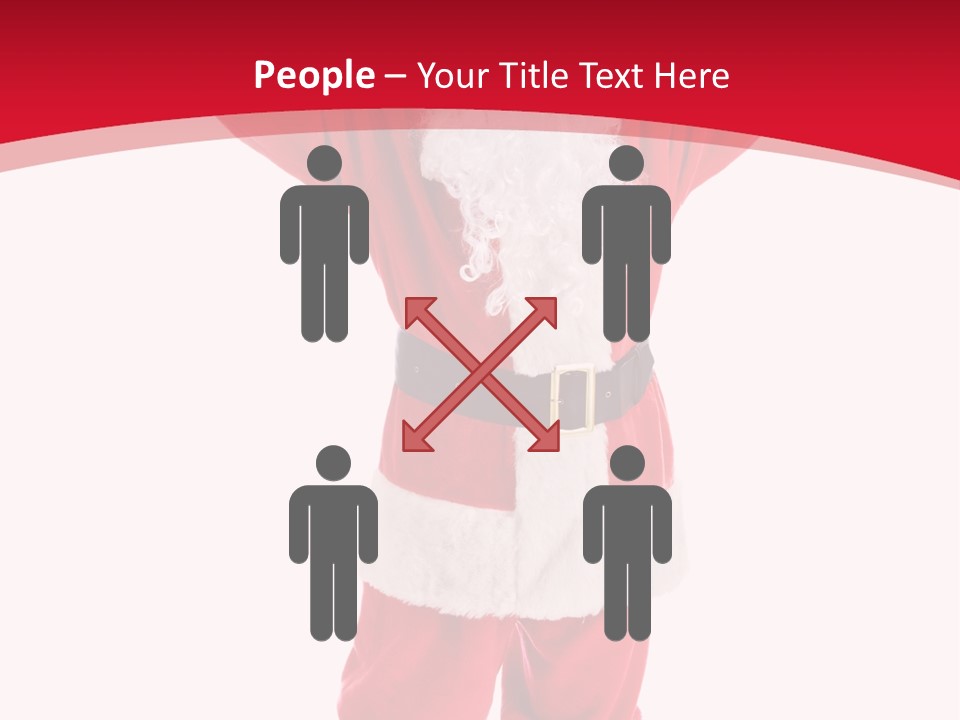 Sign Claus Hat PowerPoint Template
