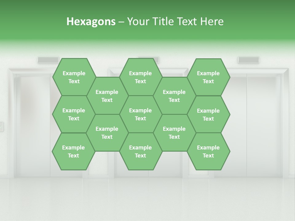 Metal Contemporary Office Building PowerPoint Template
