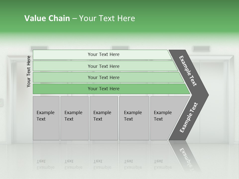 Metal Contemporary Office Building PowerPoint Template