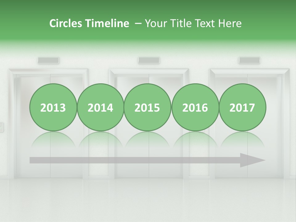 Metal Contemporary Office Building PowerPoint Template