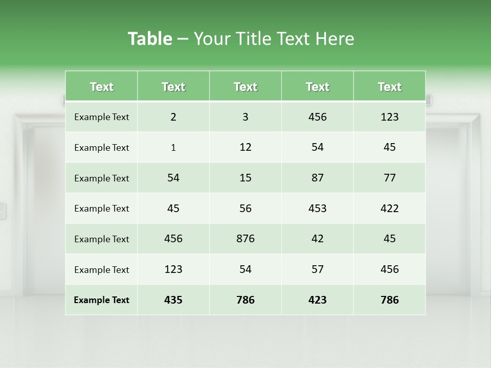Metal Contemporary Office Building PowerPoint Template