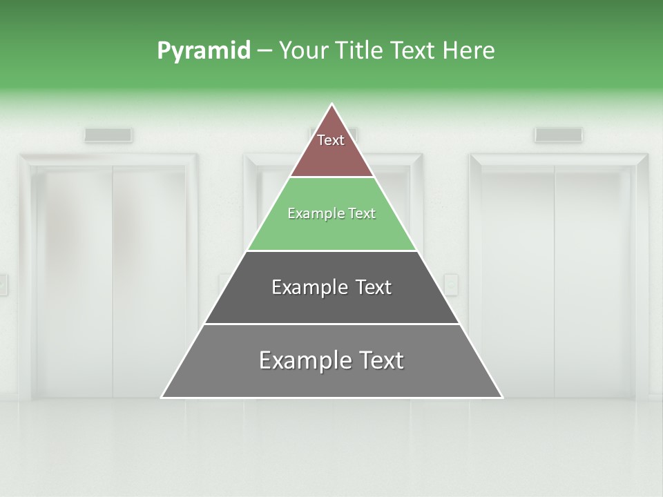 Metal Contemporary Office Building PowerPoint Template