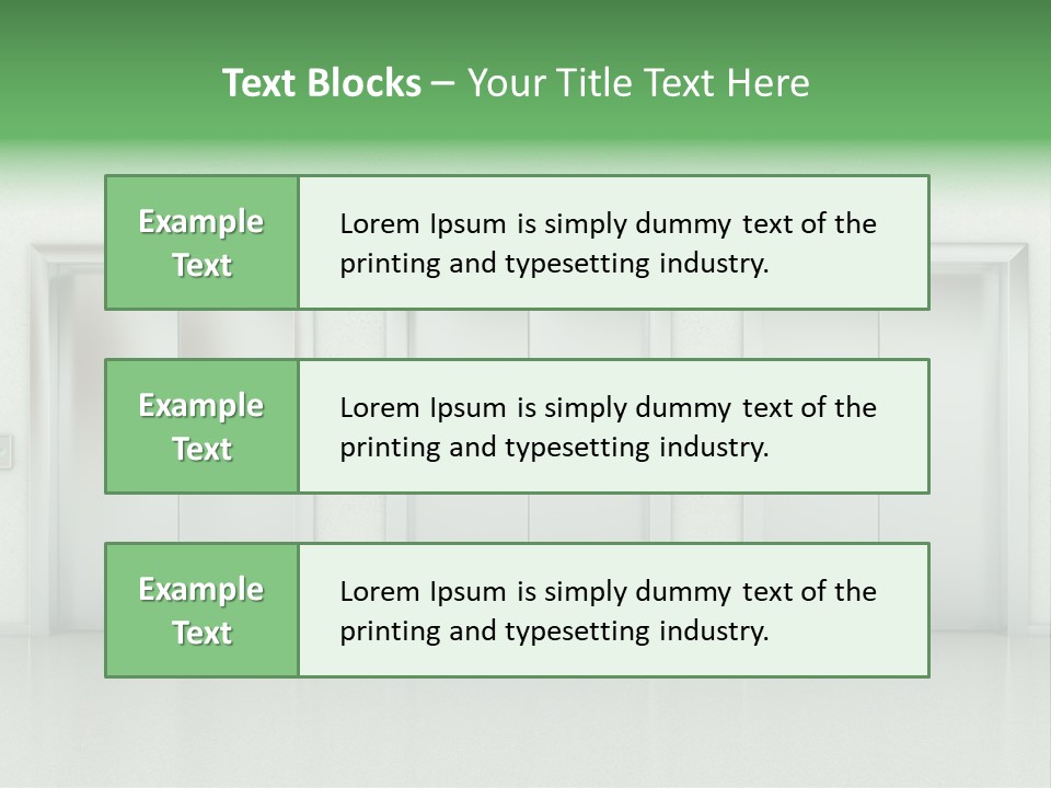 Metal Contemporary Office Building PowerPoint Template