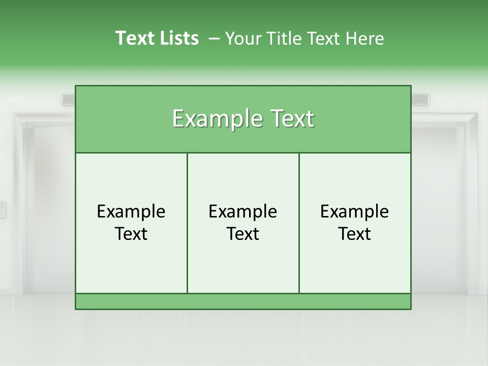 Metal Contemporary Office Building PowerPoint Template