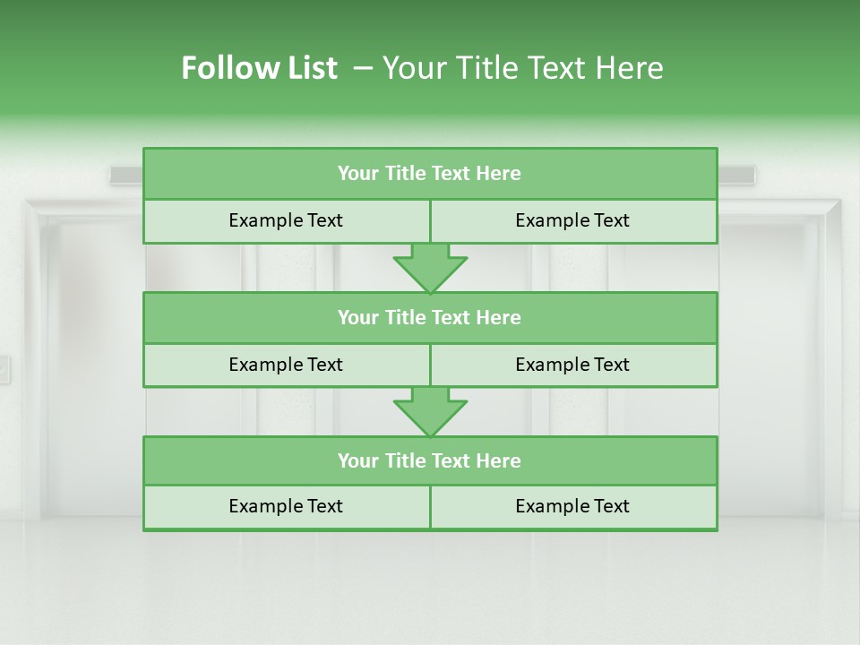 Metal Contemporary Office Building PowerPoint Template