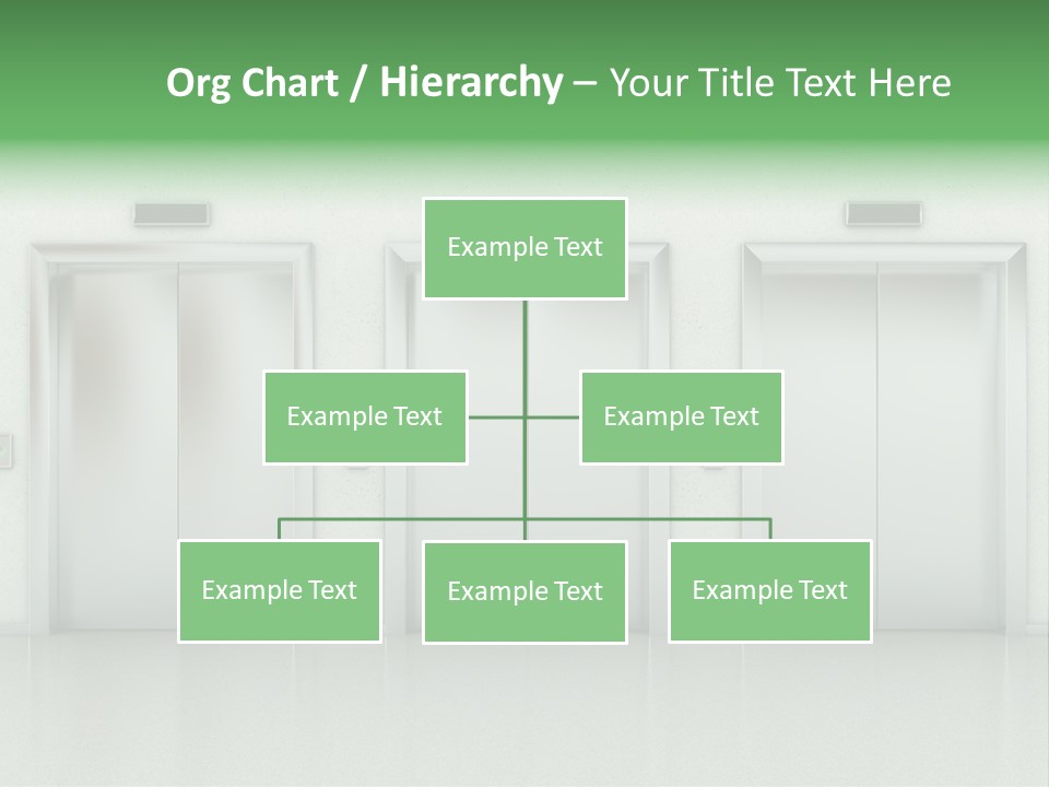 Metal Contemporary Office Building PowerPoint Template