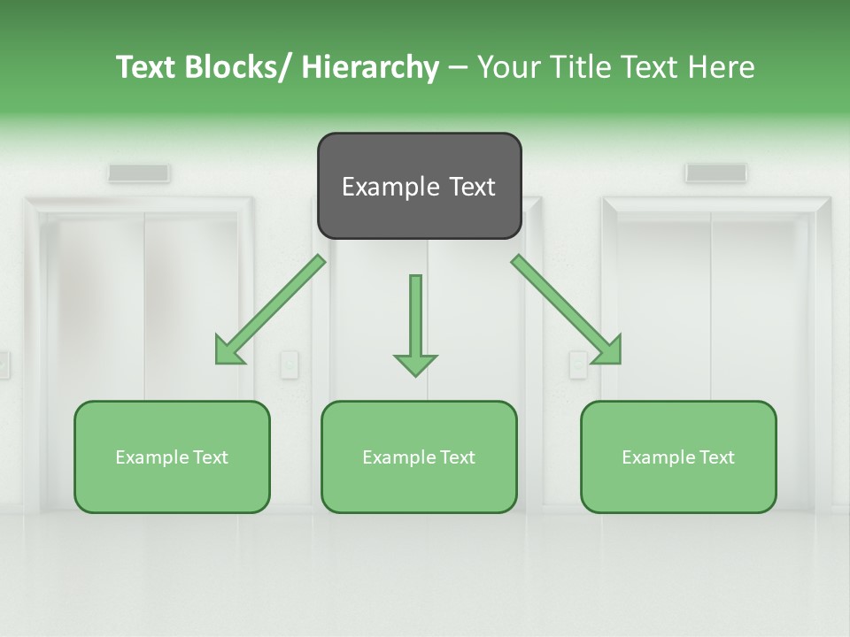 Metal Contemporary Office Building PowerPoint Template
