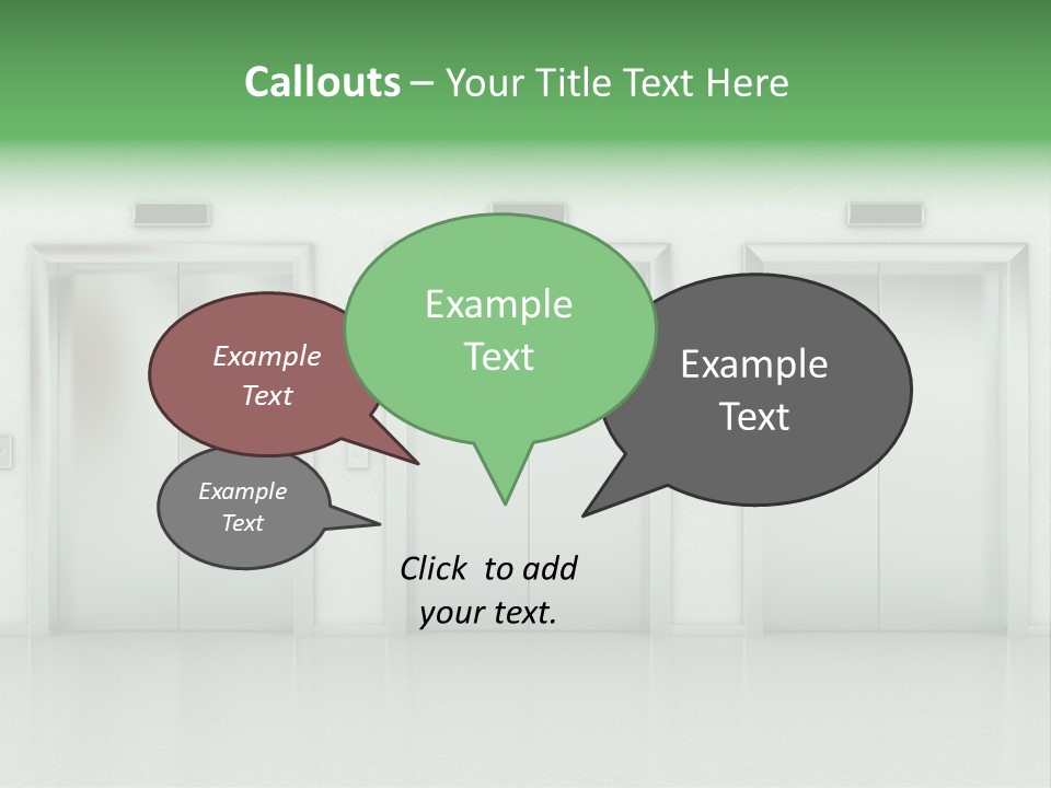 Metal Contemporary Office Building PowerPoint Template