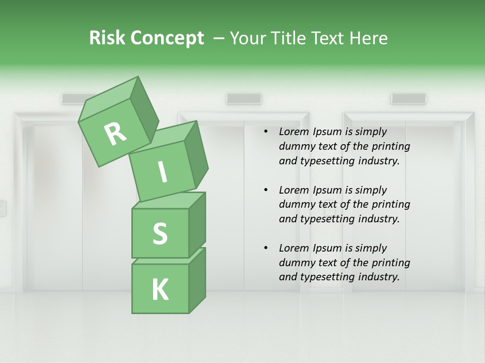 Metal Contemporary Office Building PowerPoint Template