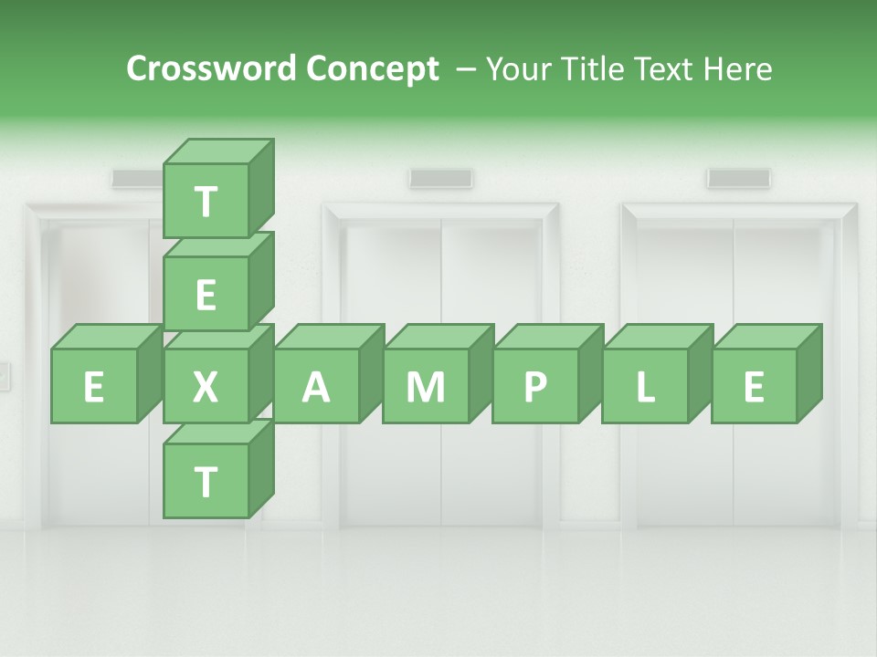 Metal Contemporary Office Building PowerPoint Template