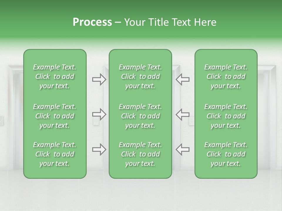Metal Contemporary Office Building PowerPoint Template