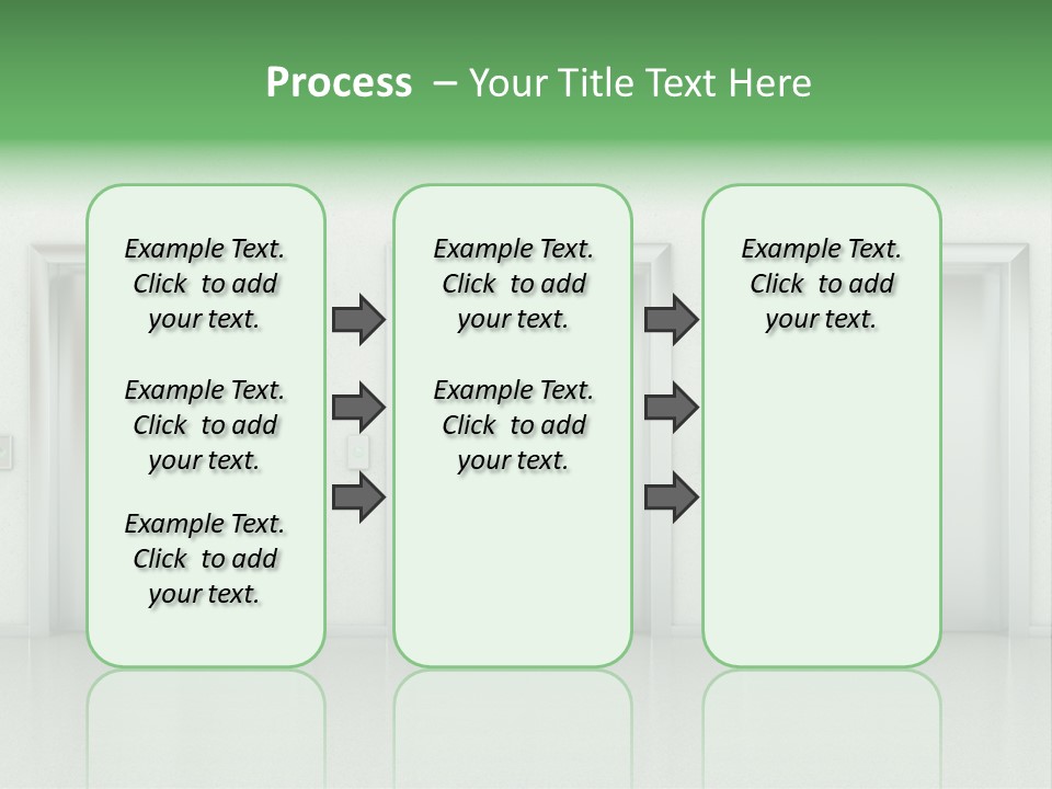 Metal Contemporary Office Building PowerPoint Template