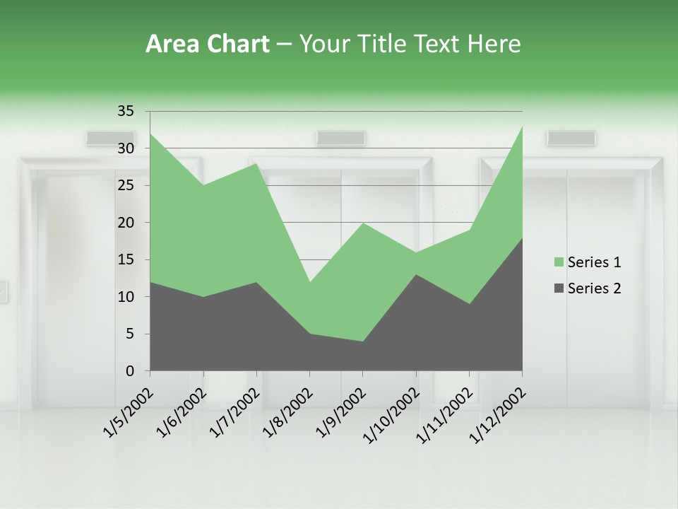 Metal Contemporary Office Building PowerPoint Template