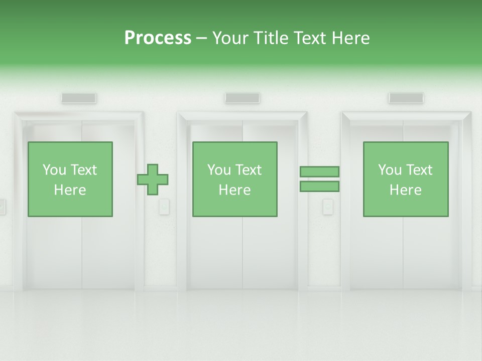 Metal Contemporary Office Building PowerPoint Template