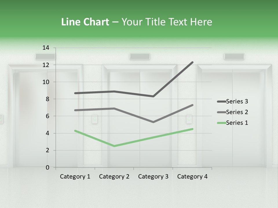 Metal Contemporary Office Building PowerPoint Template