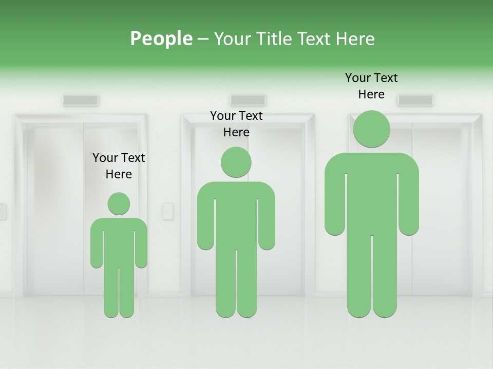 Metal Contemporary Office Building PowerPoint Template