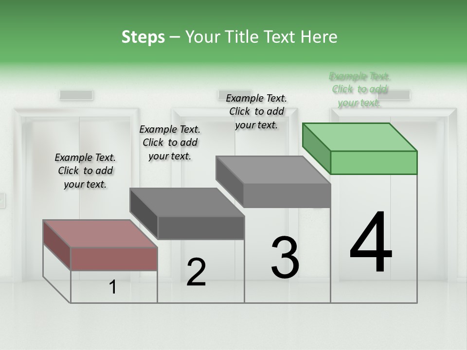 Metal Contemporary Office Building PowerPoint Template