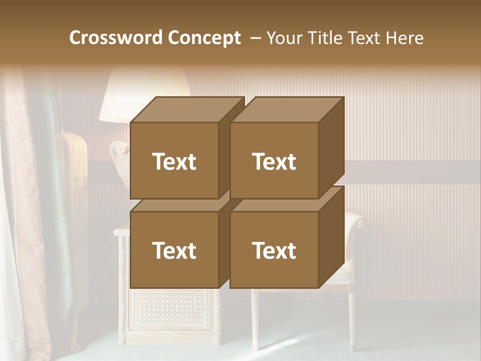Armchair Space Home PowerPoint Template