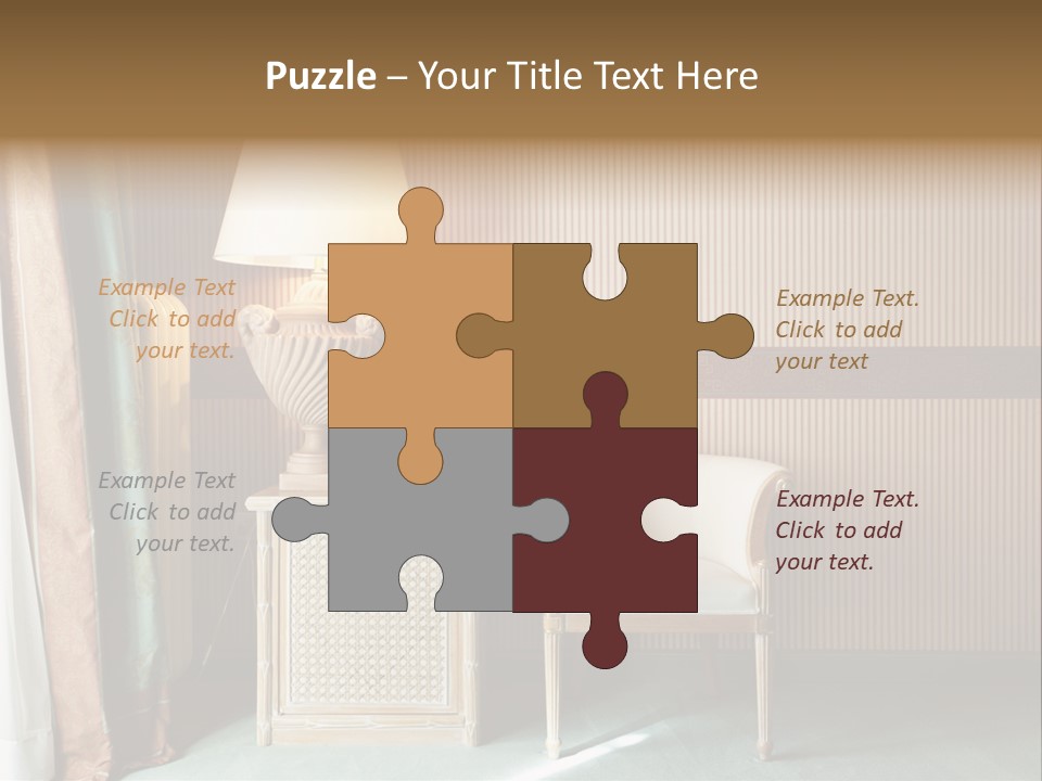 Armchair Space Home PowerPoint Template