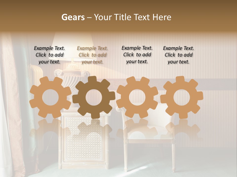 Armchair Space Home PowerPoint Template