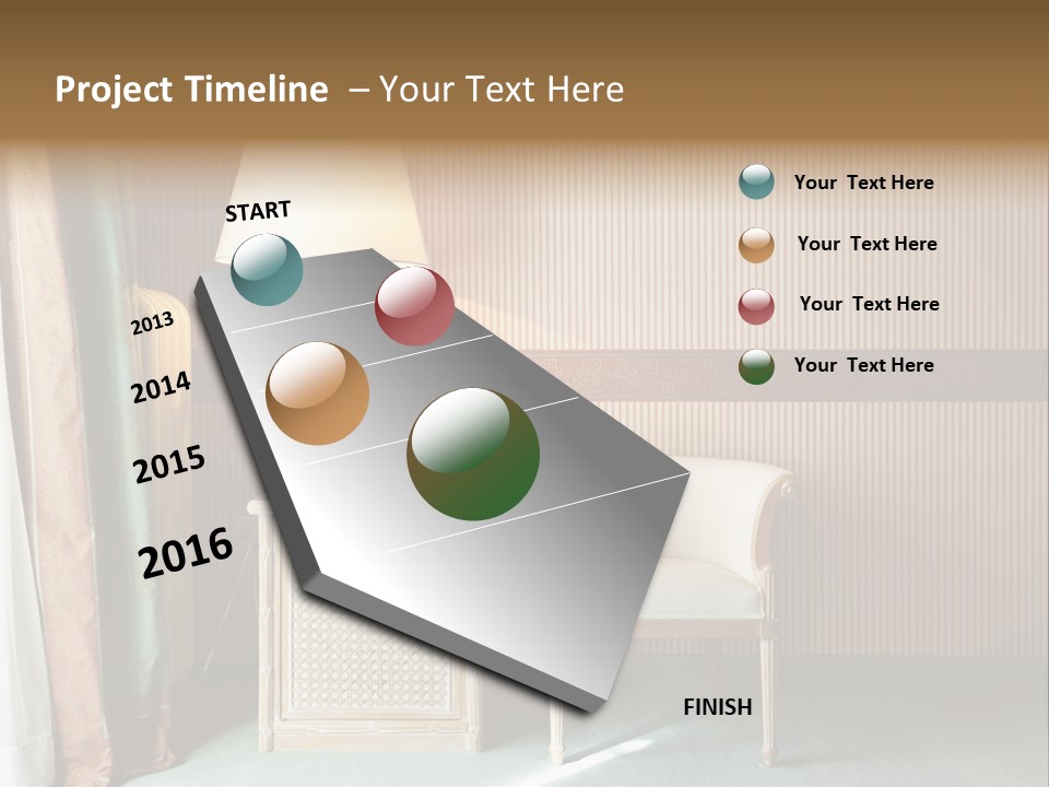 Armchair Space Home PowerPoint Template