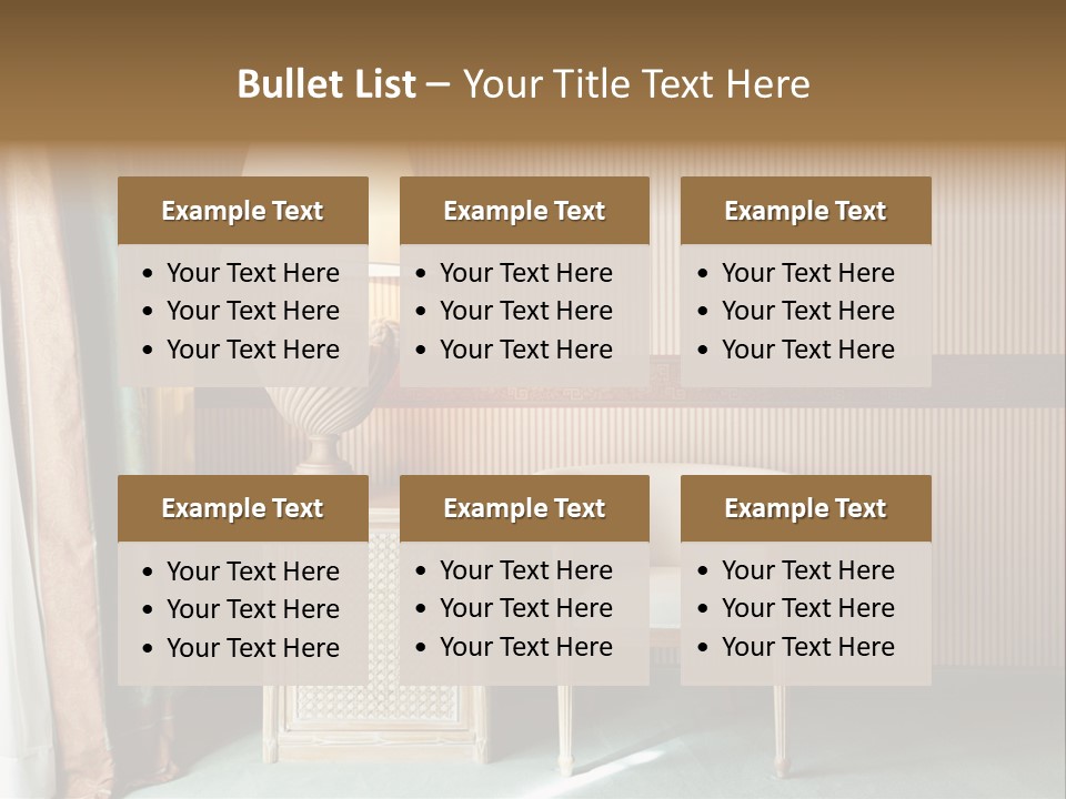 Armchair Space Home PowerPoint Template
