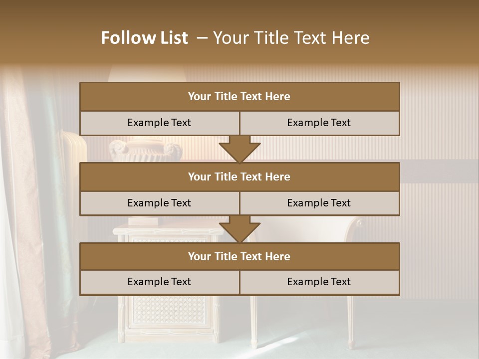 Armchair Space Home PowerPoint Template