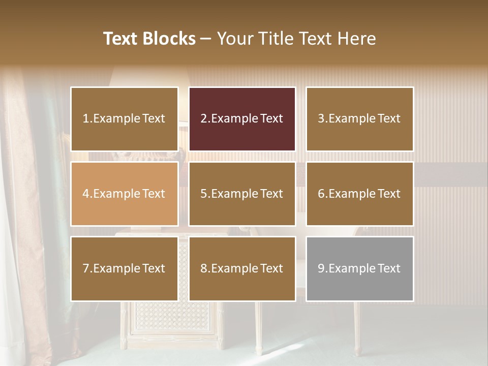 Armchair Space Home PowerPoint Template