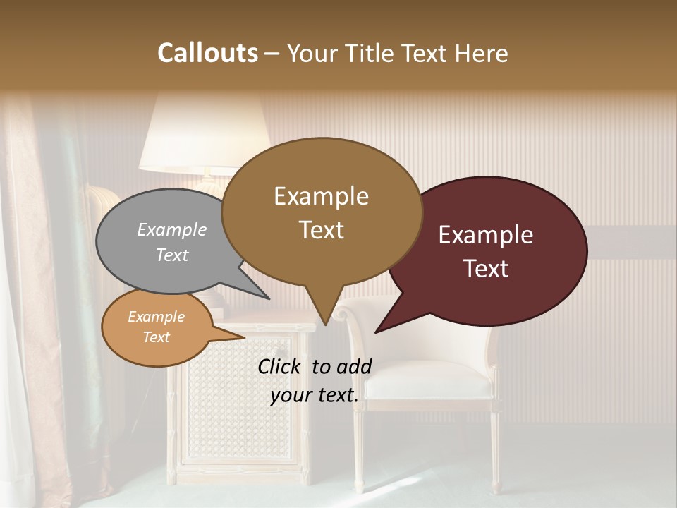 Armchair Space Home PowerPoint Template