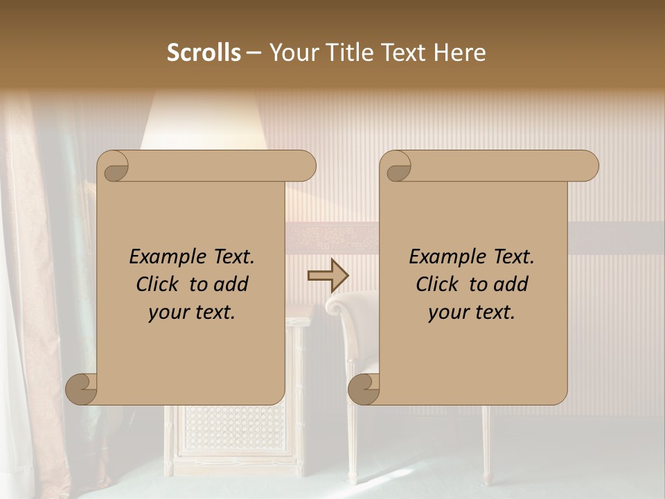 Armchair Space Home PowerPoint Template