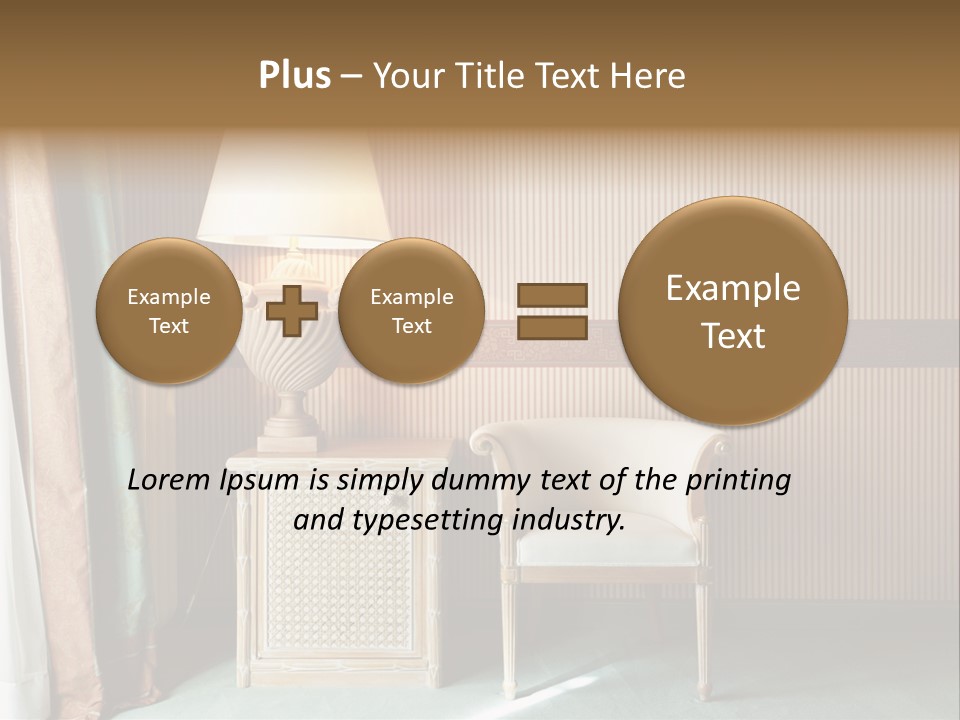 Armchair Space Home PowerPoint Template