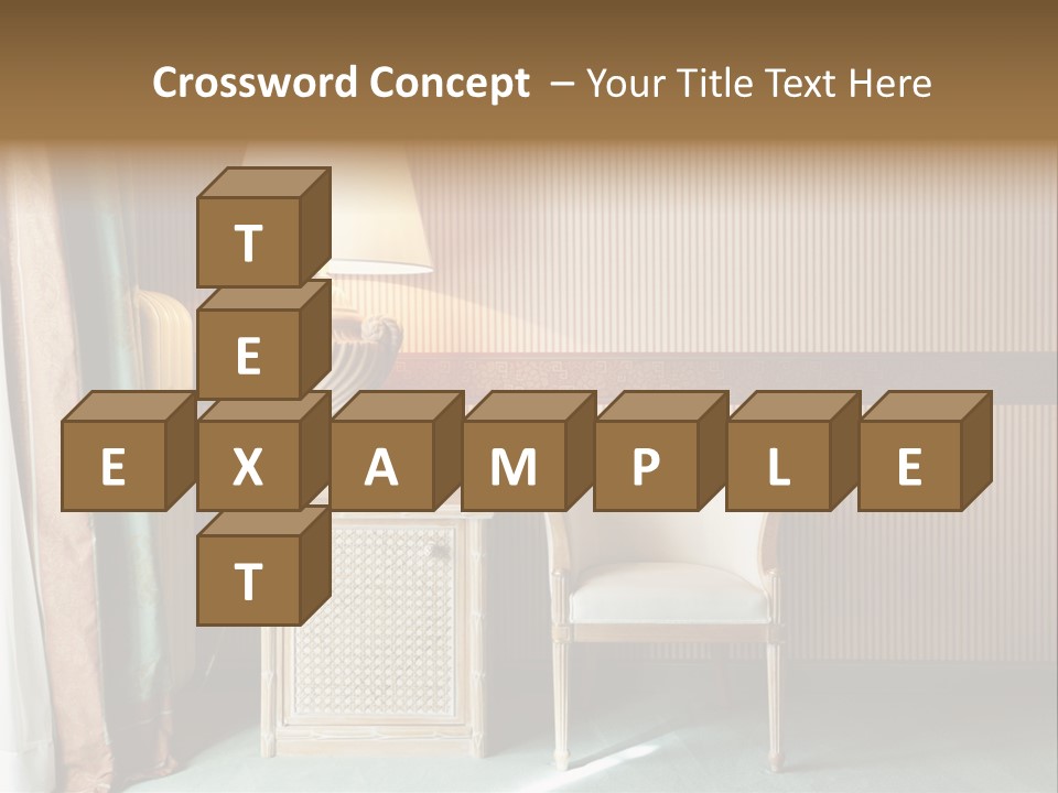 Armchair Space Home PowerPoint Template