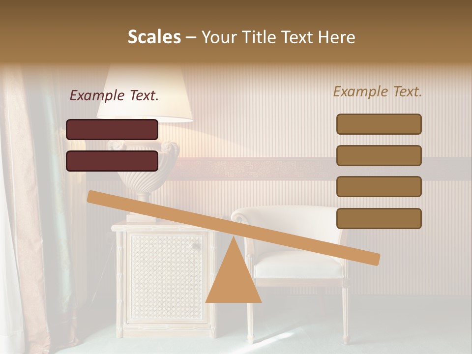Armchair Space Home PowerPoint Template