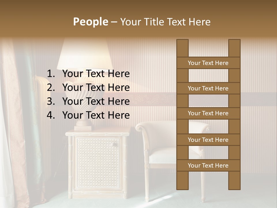 Armchair Space Home PowerPoint Template