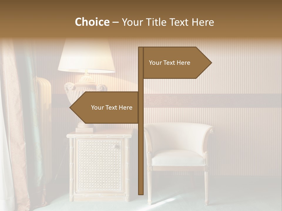 Armchair Space Home PowerPoint Template