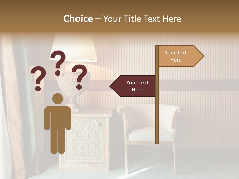 Armchair Space Home PowerPoint Template