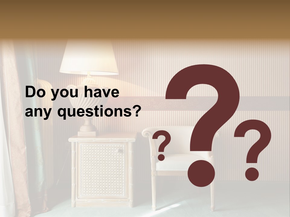 Armchair Space Home PowerPoint Template