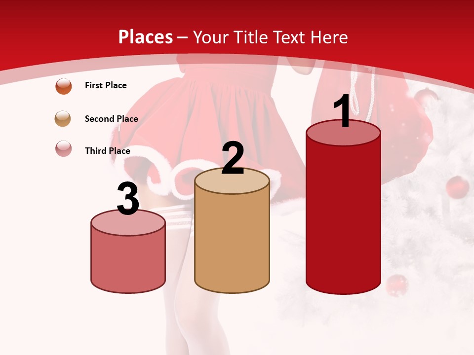 Sensual Portrait Woman PowerPoint Template