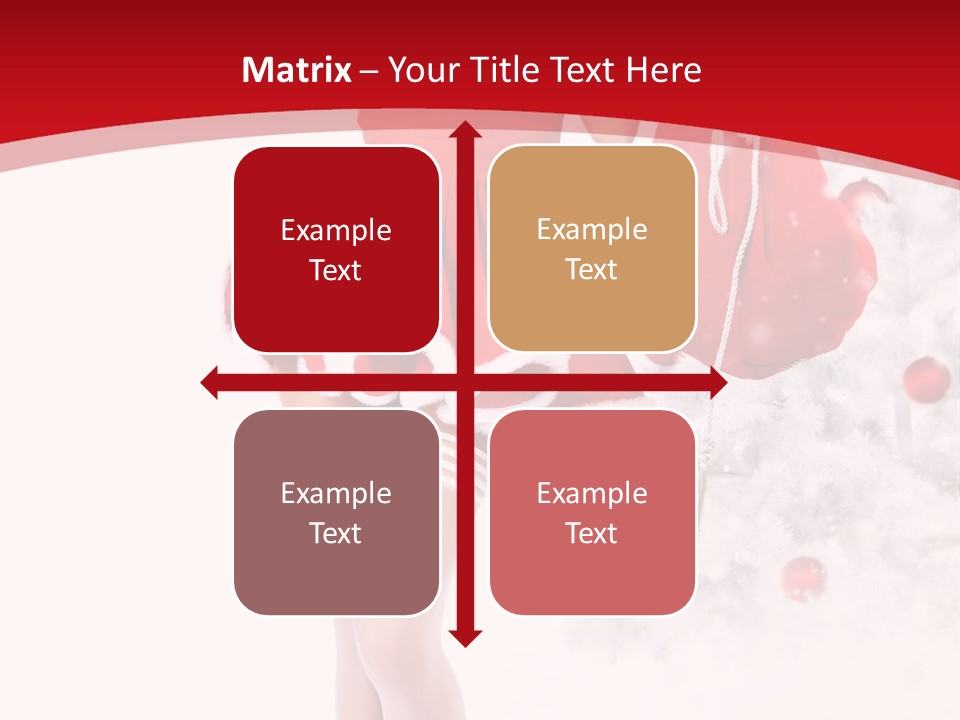 Sensual Portrait Woman PowerPoint Template