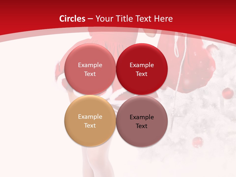 Sensual Portrait Woman PowerPoint Template