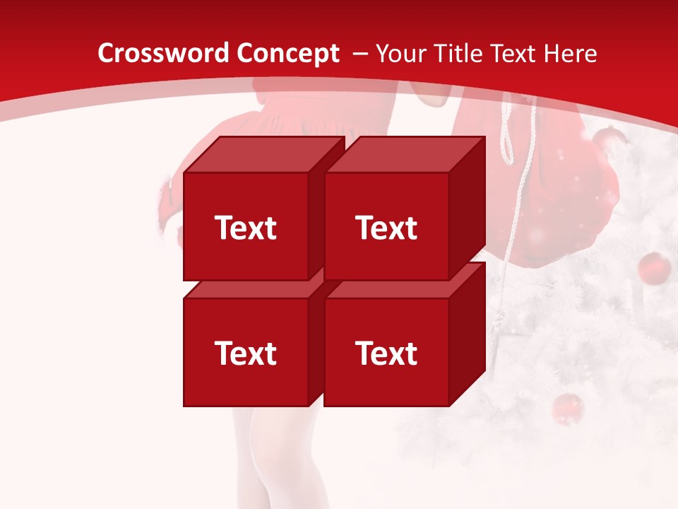 Sensual Portrait Woman PowerPoint Template