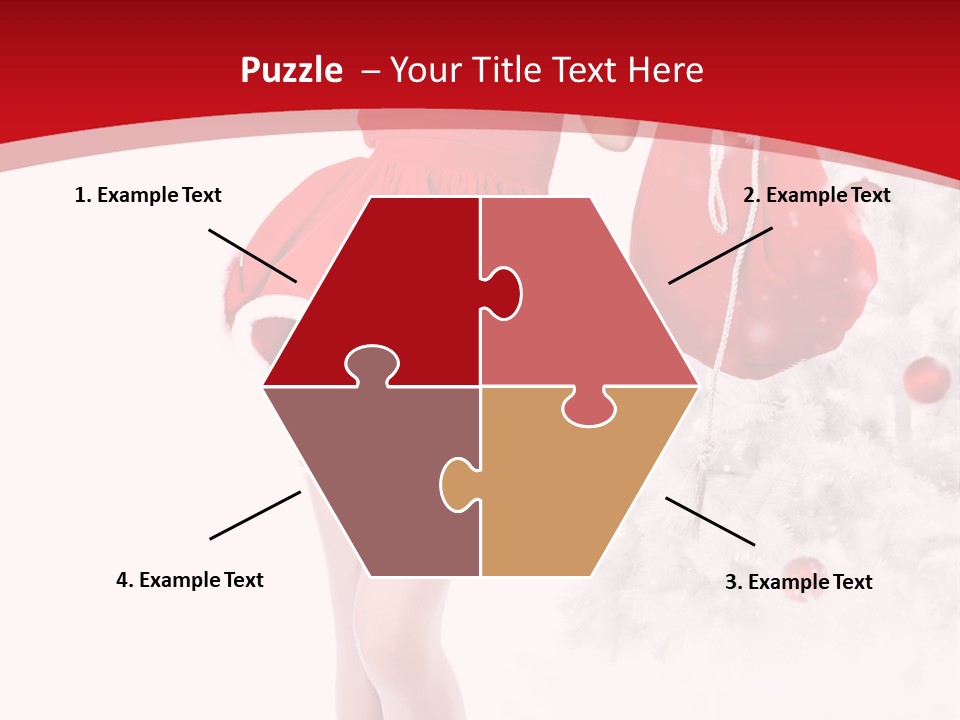 Sensual Portrait Woman PowerPoint Template