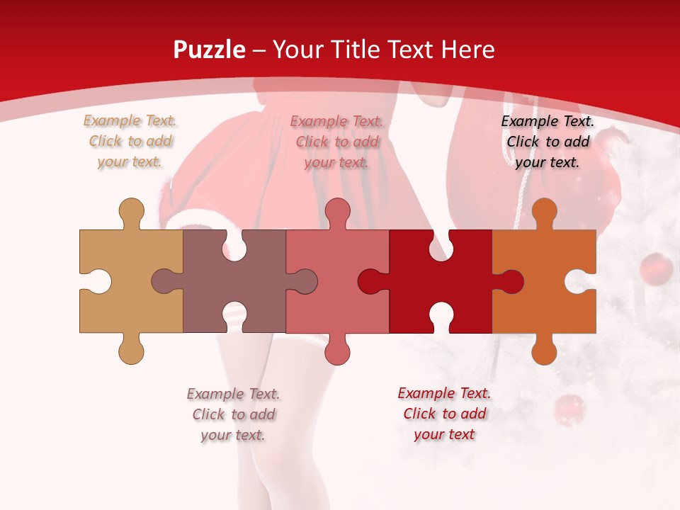 Sensual Portrait Woman PowerPoint Template