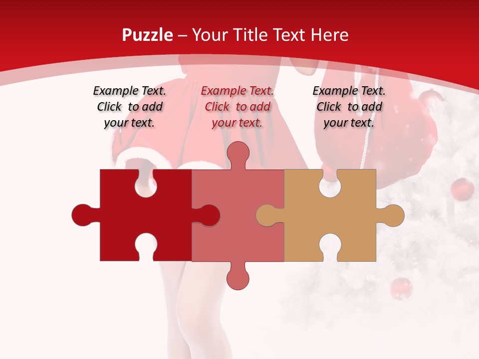 Sensual Portrait Woman PowerPoint Template