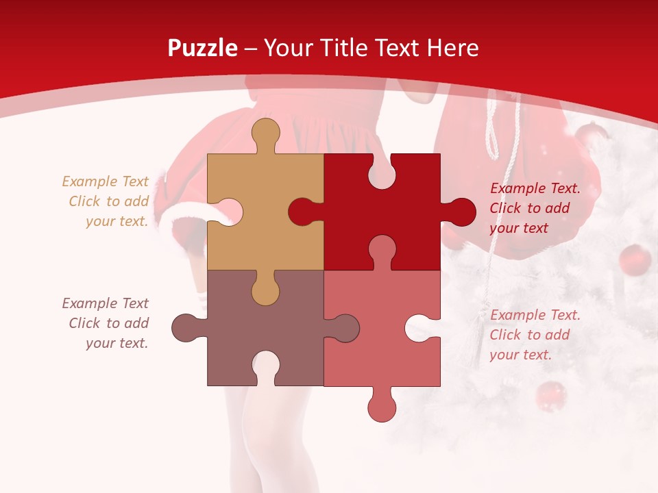 Sensual Portrait Woman PowerPoint Template