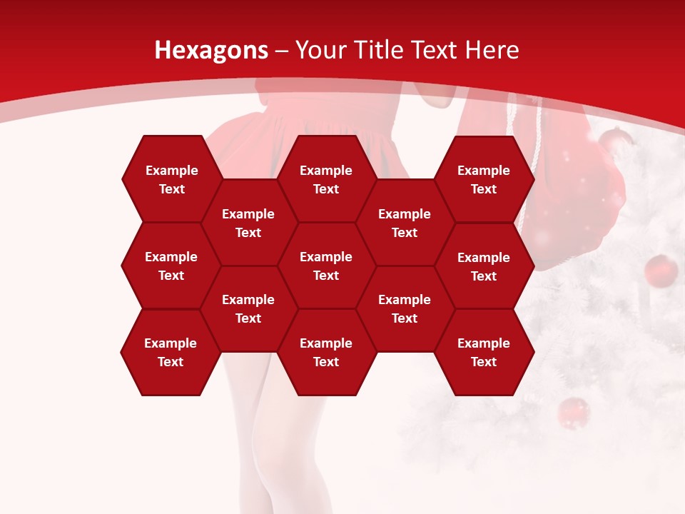 Sensual Portrait Woman PowerPoint Template