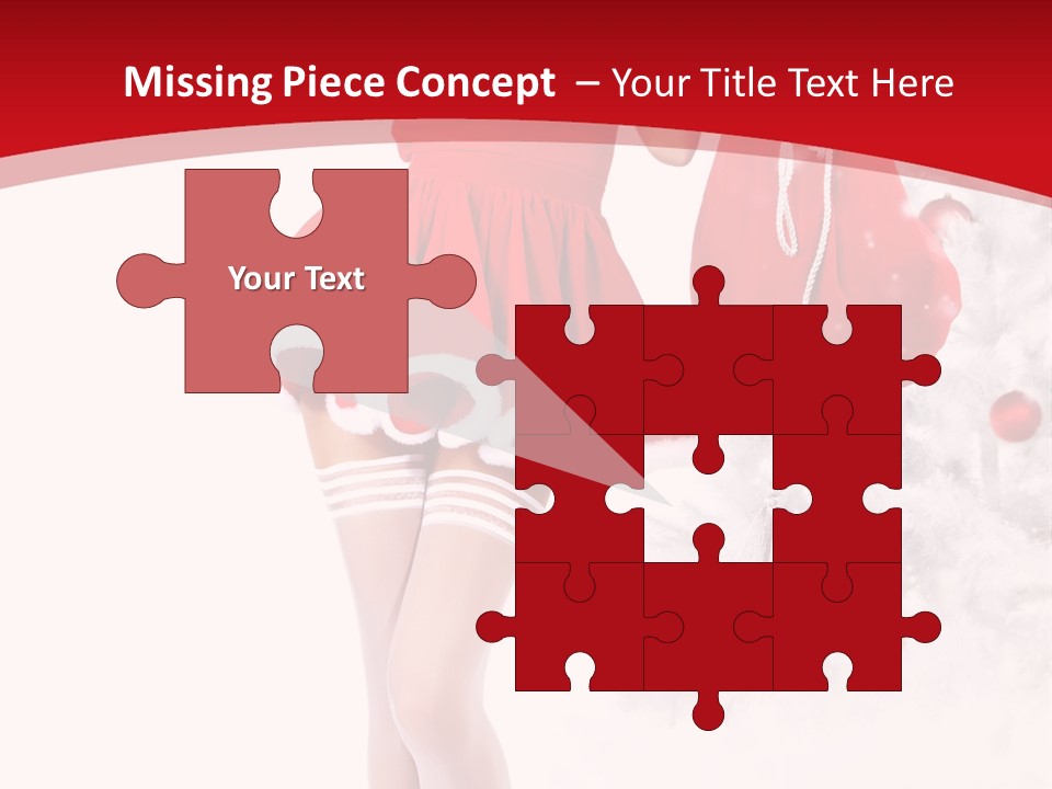 Sensual Portrait Woman PowerPoint Template