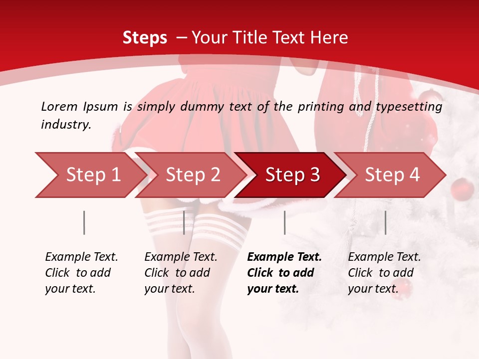 Sensual Portrait Woman PowerPoint Template